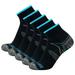 5 Pairs of Men Women Light Compression Sports Running Socks Sports Running Socks B L/XL