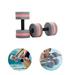 1 Pair Aqua Fitness Barbells Foam Dumbbells Hand Bars Pool Resistance Exercise Equipment Sports Aquatic Exercise Dumbbells Aqua Fitness Barbells Exercise Hand Bars for Water Aerobics