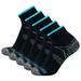 5 Pairs of Men Women Light Compression Sports Running Socks Sports Running Socks Socks A S/M