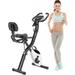 Folding Exercise Bike A Versatile Fitness Upright and Recumbent Home Workouts