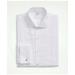 Brooks Brothers Men's Stretch Cotton Broadcloth English Collar, 10-Pleat Tuxedo Shirt | White | Size 16 35