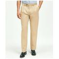 Brooks Brothers Men's Pleat-Front Cotton Vintage Chino Pants | Beige | Size 34 30