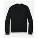 Brooks Brothers Men's Fine Merino Wool V-Neck Sweater | Black | Size Medium
