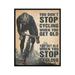 Poster Master Vintage Motivational Poster - Retro Sports Print - Don t Stop Cycling When You Get Old Bike Cyclist - 16x20 UNFRAMED Wall Art - Gift for Athlete Friend - Wall Decor for Home Office