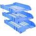 Desk Paper Tray File Organizer 3-tier Paper Tray Document File Organizer Desktop Paper Organizer