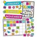 Carson Dellosa Education Kind Vibes Calendar Bulletin Board Set for Grade K-5 - Multi Color