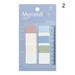 60/120/200pcs Stationery Novelty Office Supplies Bookmark Tab Strip Label Memo Pad Paster Sticker Sticky Notes Loose-leaf 2