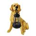 Led solar lantern Solar Powered Hanging Lantern Decoration Lovely Resin Dog Home Adornment Light