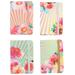 Cloud Patten Gifts Notebook for Adult Kids Party Favor Mini office school supplies set 4 packs 3x4 Pocket Notepad Student pop it stationary and gifts - Flower