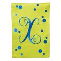 Evergreen Enterprises Polka Dot Monogram Flag