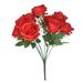 Spftem Home Decor Artificial Flowers For Cemetery Memorial Flower Bouquet For Home Floral Decor Artificial Silk Rose Flowers Bouquet
