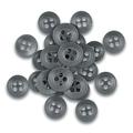 ButtonMode Standard Shirt Buttons 22pc Set Includes 8 Shirt Front Buttons (11mm or 7/16 in) 7 Sleeve Buttons (10mm or 3/8 in) 7 Collar Buttons (9mm or Almost 3/8 in) Gray Dark 22-Buttons