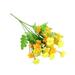 Wozhidaoke Fall Decor Artificial Flower Faux Silk Daisy Wildflowers Shrubs Plants Home Decoration Christmas Decorations Home Decor Fake Plants Yellow 30*10*5 Yellow