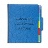 Esselte Pendaflex Vertical Personnel Folders- 1/3 Cut- Top Tab- Letter- Blue