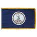 Annin Flagmakers 3 ft. x 5 ft. Indoor and Parade Colonial Nyl-Glo Virginia Flag with Fringe