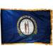 Annin Flagmakers 3 ft. x 5 ft. Indoor and Parade Colonial Nyl-Glo Kentucky Flag with Fringe