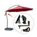 Patio Umbrella Accessory Deck Umbrella Accessories for Garden Outdoor Picnic with Rocker Handle