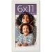 6X11 Frame Real Wood Picture Frame Width 0.75 Inches | Interior Frame Depth 0.5 Inches | Light Wood Traditional Photo Frame Complete With UV Acrylic Foam Board Backing & Hanging Hardware