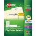 1PC Avery Avery AveryÂ® TrueBlock File Folder Labels AVE75366
