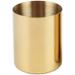 Gold Pencil Holder for Desk Stainless Steel Pencil Cup Pen Holder Cup Pen Pot Vases Flower Pot Makeup Brush Holder Desktop Accessory Stationery Organizer