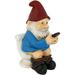 Garden Decoration Resin Statue Old Man With White Beard Christmas Decoration
