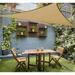 Rongsi 16 5 x 16 5 x 16 5 Triangle Sand Sun Shade Sail Canopy UV Block Awning for Outdoor Patio Garden Backyard