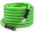 SPECILITE 50 FT Garden Hose No Kink with Universal Joint Flexible Potable Water Hose with Swivel Grip Drinking Water Safe Lightweight Hoses for Yard RV Boat Outdoor