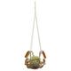 Hanging Planter Home Decor PU Leather Plant Hanger Wall Hanging Planter Shelf Flower Pot Holder Indoor Home Decor Yellow