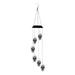 Wovilon Halloween Cute Ghost Solar Wind Chimes For Outside Gifts For Grandma Hanging Led Ghost Solar Pumpkin Lights Color Changing Windchimes Outside For Garden Porch Patio Yard Window