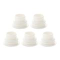 Sewer pipe seal 5pcs Sewer Pipe Seal Pool Floor Drain Sealing Plug Water Trap Silicone Kitchen Deodorant Sealing Plug Kitchen Pipe Sewer Seals Washing Machine Drain Pipe Connector(White)