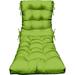 RSH DÃ©cor Indoor Outdoor Tufted Chaise Lounge Chair Replacement Cushion Choose Color (Kiwi Green)