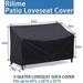 Suyin Heavy Duty Patio Sofa Cover Waterproof Outdoor Sofa Loveseat Cover Outdoor Patio Furniture Cover with Air Vent and Handles