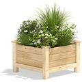 Original Cedar Elevated Planter 24 X 24 X 17 - Made In With North American Cedar