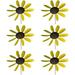 12â€� Diameter Sunflowers/Daisy (6 Pack) â€“ 24â€� Tall Pinwheel Wind Spinner for Garden Lawn or Patio â€“ Front or Back Yard Decoration â€“ Made