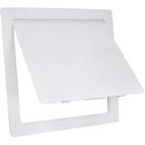 plastic Access Panel for Drywall Ceiling 4 x 6 Inch Reinforced Plumbing Wall Access Door Removable Hinged White