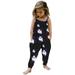 Toddler Kids Boys Girls Halloween Cute Rompers Fashion Funny Cat Graphic Printed Suspenders JumpsuitWhite qILAKOG 3 Years