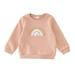 Eashery Girls Pullover Sweaters Long Sleeve Casual Sweater Pullover Clothes Winter Warm Shirt Sweater Tops Girls Fashion Hoodies ï¼ˆD 3-6 Monthsï¼‰