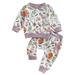 Xkwyshop Kids Baby Girls Boys Outfits Set Ghost Pumpkin Print Tops Sweatshirt with Sweatpants Halloween Clothes for Girls Boys