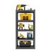 31.5 W x 15.7 D x 63 H 5-Tier Adjustable Metal Shelving Unit Heavy Duty Shelving Utility Rack for garage Basement Kitchen Pantry Closet