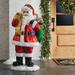 Nice List Santa LED and Fiber-Optic Yard Ornament - Frontgate - Outdoor Christmas Decor