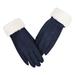 Wiueurtly Work Gloves Men Pack Work Gloves for Men Women s Riding And Driving Gloves In Winter Thickened Warm Suede Gloves In Winter