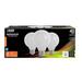 Feit Electric 40 watt Equivalence Enhance 3.8 watt 350 Lumen Decorative G25 Filament LED Bulb Soft White - Pack of 3