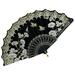 Trayknick Bronzing Flower Butterflies Folding Fan Chinese Style Folding Fan Bronzing Flower Butterflies Folding Fan Elegant Design Durable for Photography