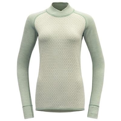 Devold - Women's Kvitegga Cross Neck - Merinoshirt Gr M grau Image