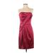 White House Black Market Cocktail Dress - Bridesmaid: Red Dresses - Women's Size 2