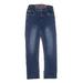 Lee Cooper Jeans - Adjustable Straight Leg Denim: Blue Bottoms - Kids Girl's Size 14 - Dark Wash
