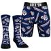 Men's Rock Em Socks Gonzaga Bulldogs All-Over Underwear and Crew Combo Pack