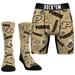 Men's Rock Em Socks Purdue Boilermakers All-Over Underwear and Crew Combo Pack