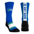 Youth Rock Em Socks Royal Seattle Seahawks Throwback Jersey Custom Crew