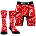 Men's Rock Em Socks Cincinnati Bearcats All-Over Underwear and Crew Combo Pack